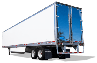 Wabash reefer van trailer with EcoNex