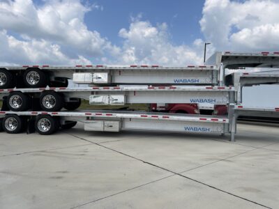 Wabash Step deck Platform Trailers at River-Roads