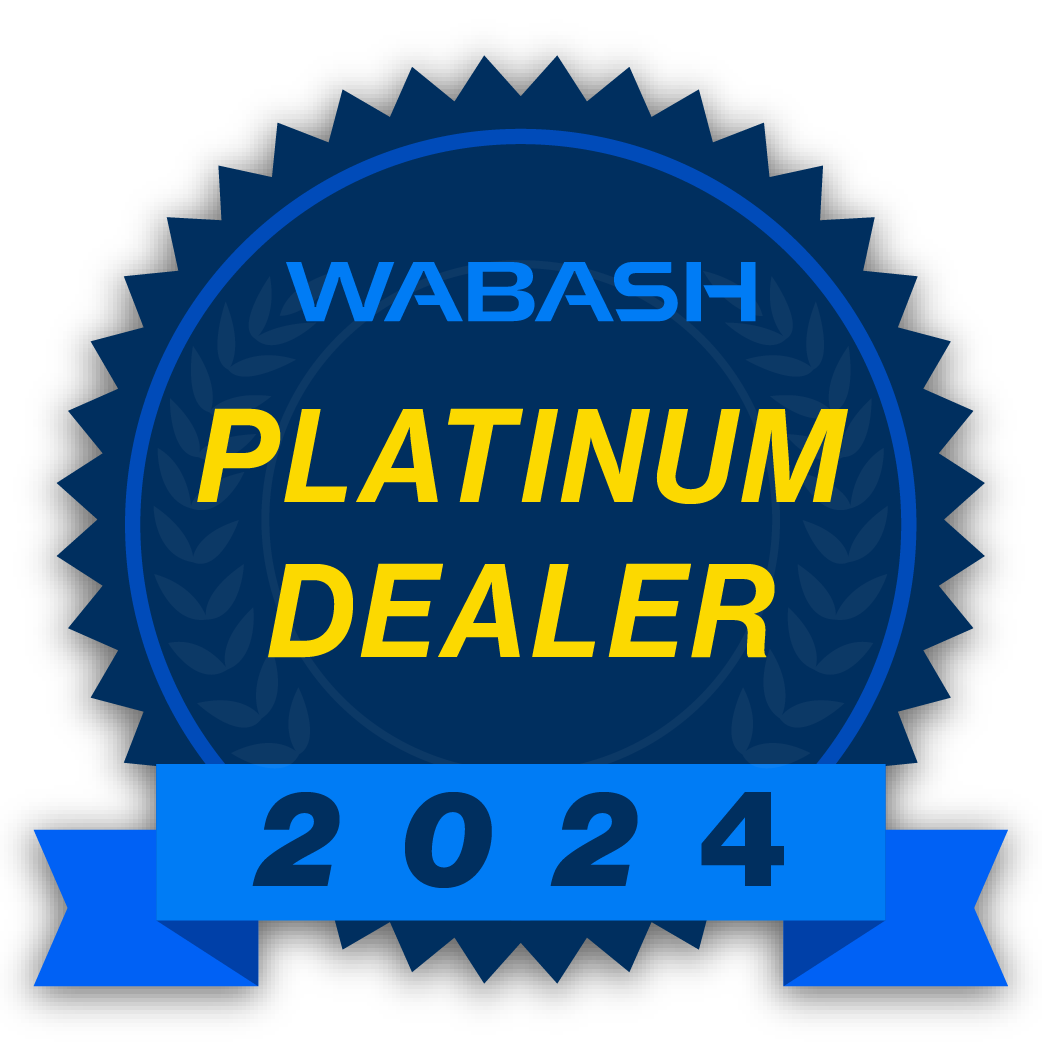 Wabash Platinum Dealer Award Badge for 2024